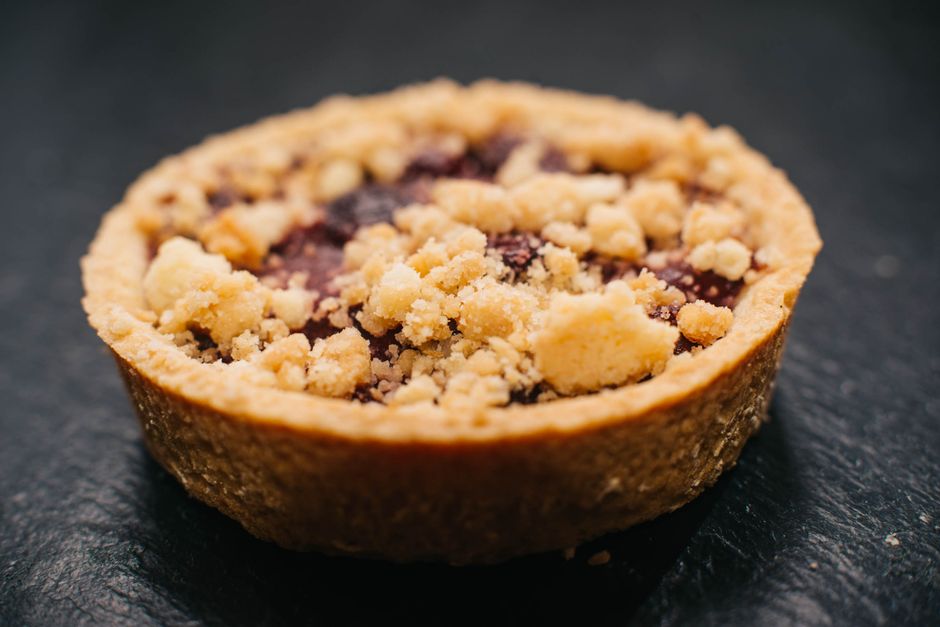 Tarte aux mûres sur pâte sablée